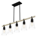 QUOIZEL, KINGSBRIDGE ISLAND CHANDELIER, LINEAR LIGHT