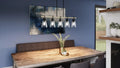 QUOIZEL, KINGSBRIDGE ISLAND CHANDELIER, LINEAR LIGHT