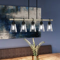 QUOIZEL, KINGSBRIDGE ISLAND CHANDELIER, LINEAR LIGHT