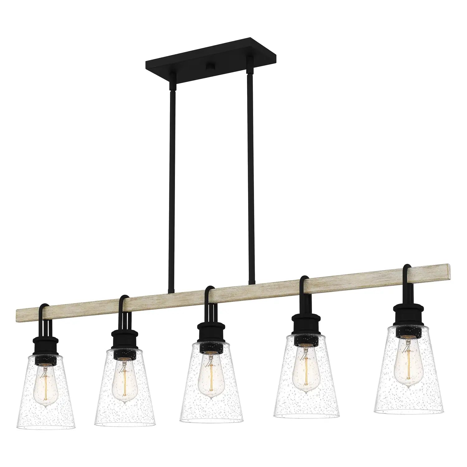 QUOIZEL, KINGSBRIDGE ISLAND CHANDELIER, LINEAR LIGHT