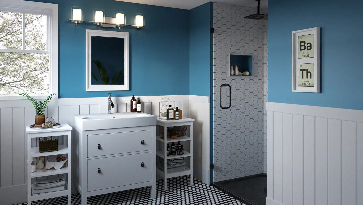 QUOIZEL, KOLT BATH LIGHT, BATH VANITY LIGHT