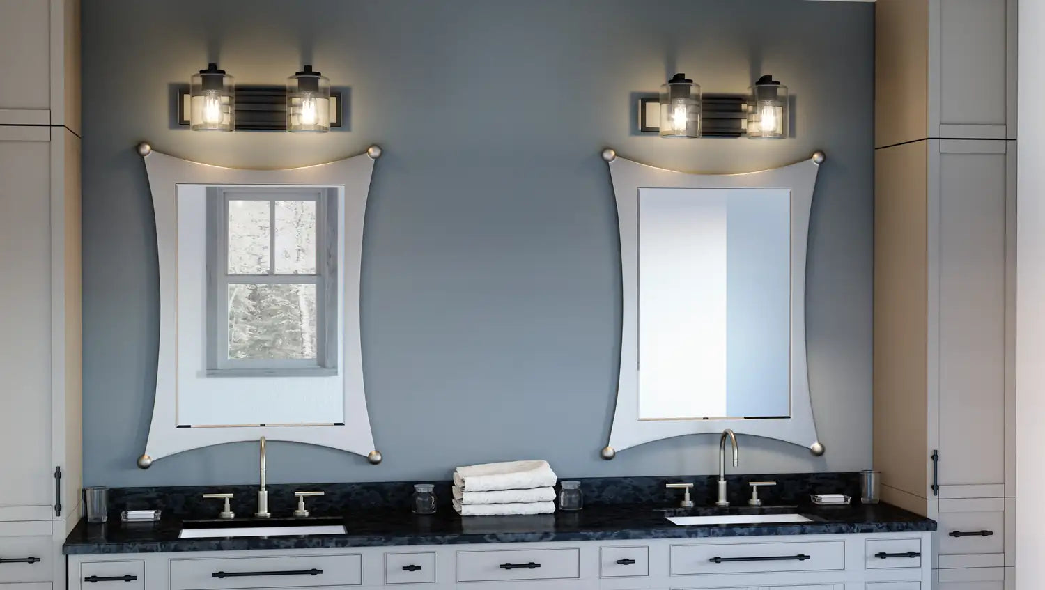 QUOIZEL, LANSDOWNE BATH LIGHT, BATH VANITY LIGHT