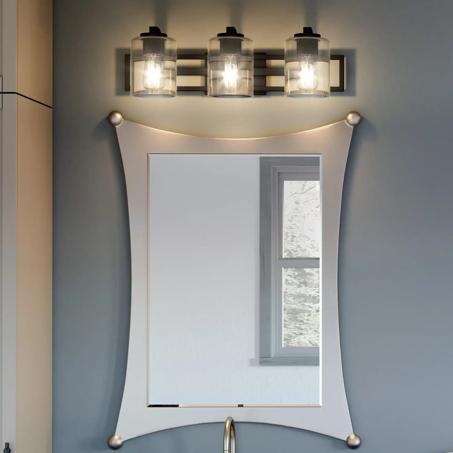 QUOIZEL, LANSDOWNE BATH LIGHT, BATH VANITY LIGHT