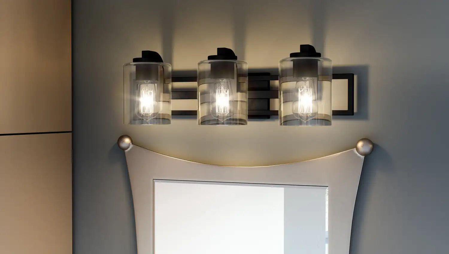 QUOIZEL, LANSDOWNE BATH LIGHT, BATH VANITY LIGHT