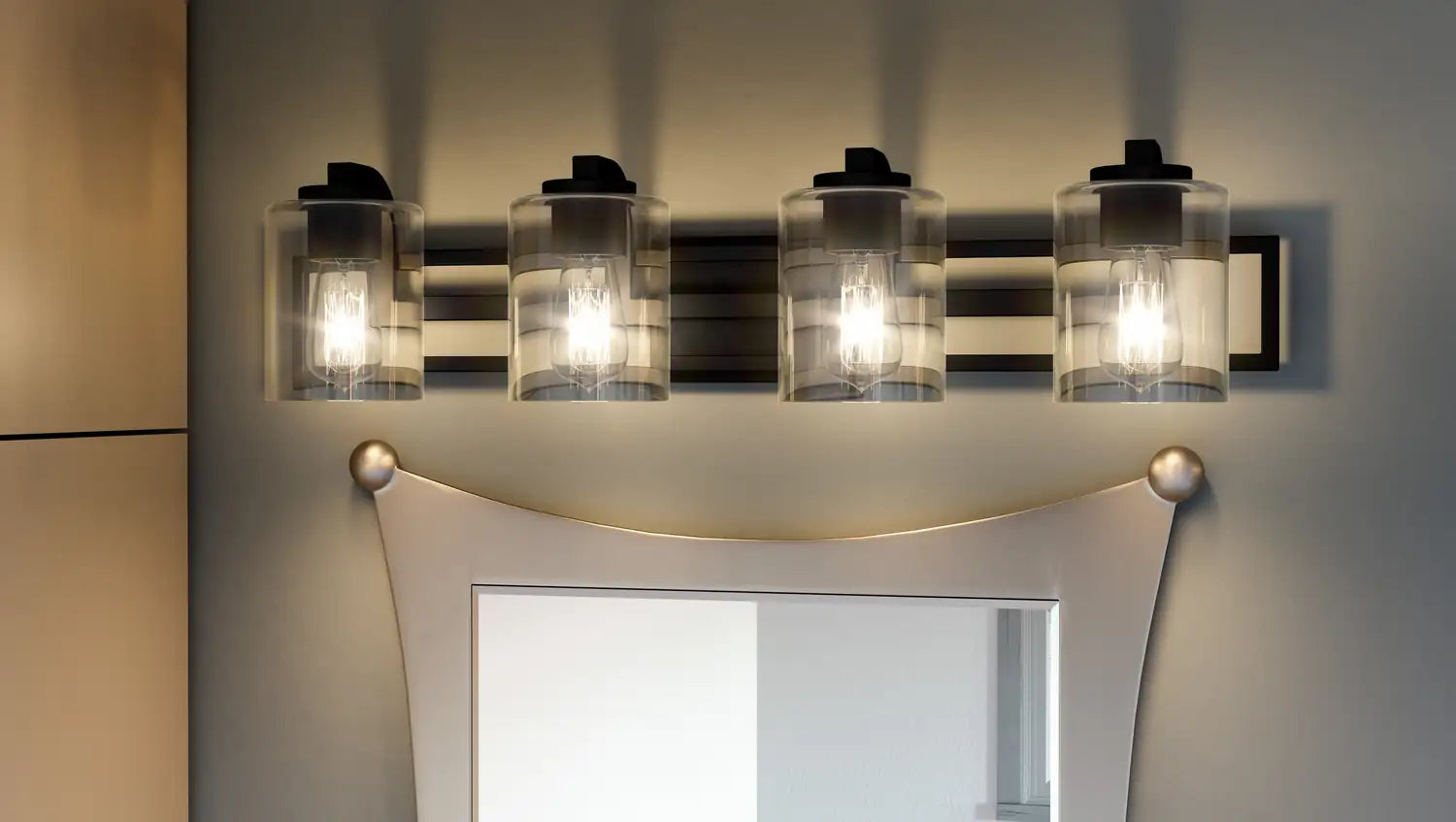 QUOIZEL, LANSDOWNE BATH LIGHT, BATH VANITY LIGHT