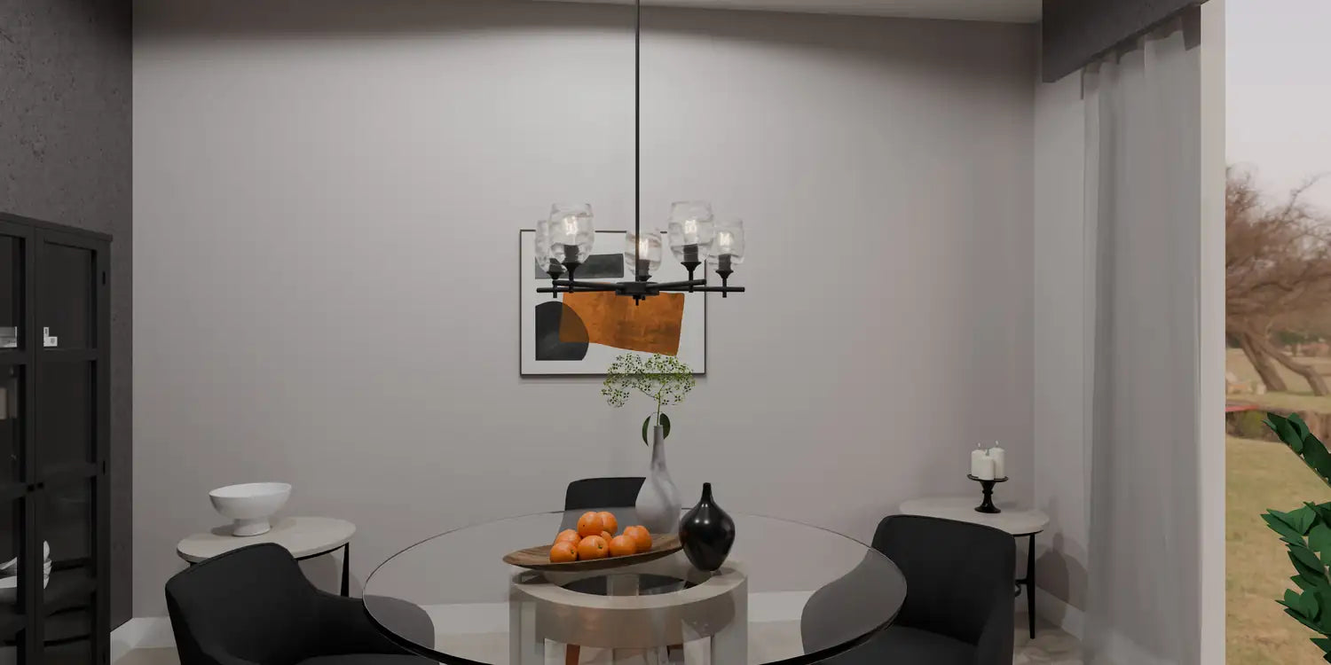 QUOIZEL, LUCY CHANDELIER, CHANDELIER LIGHT