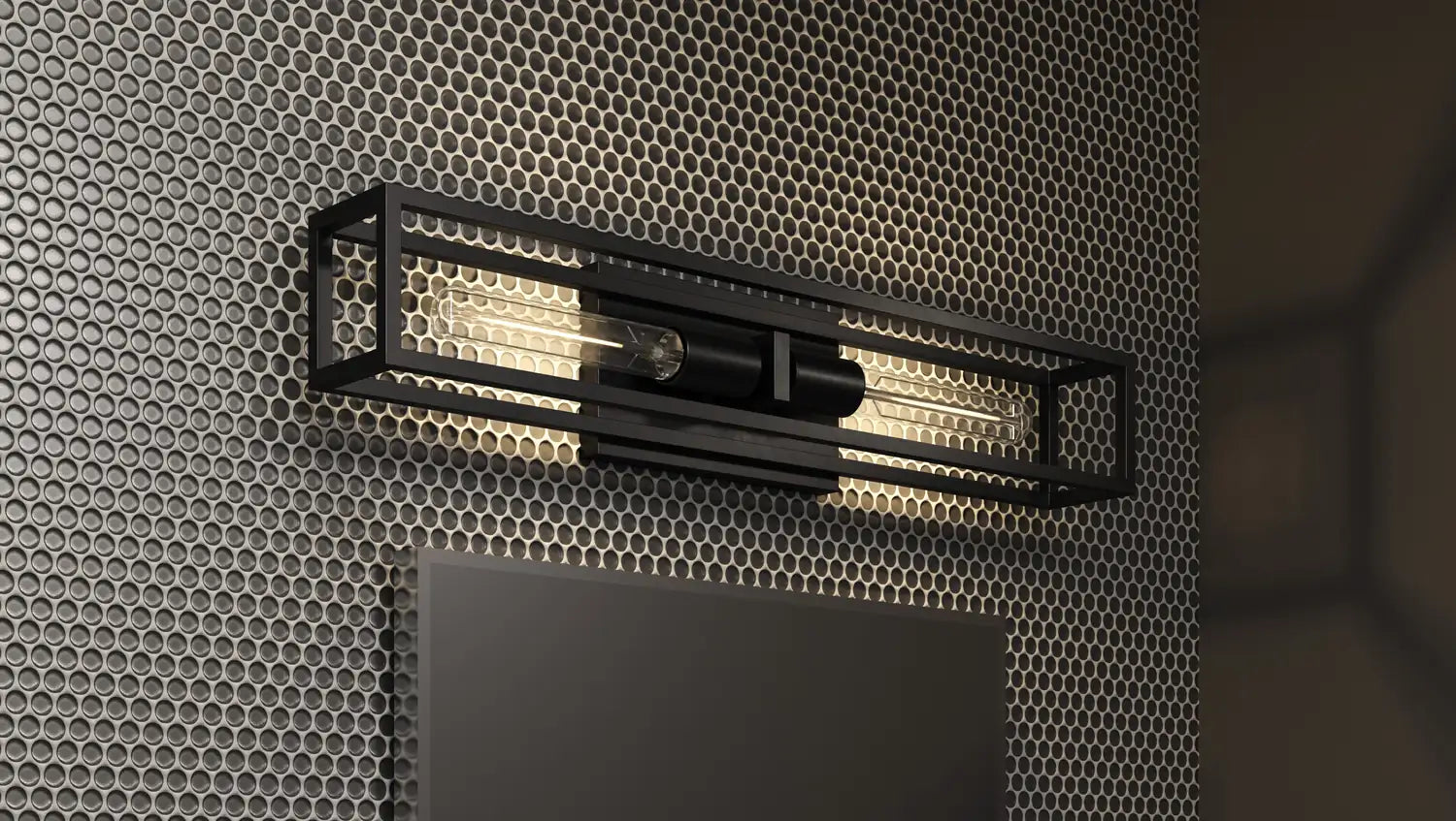 QUOIZEL, LEIGHTON BATH LIGHT, BATH VANITY LIGHT