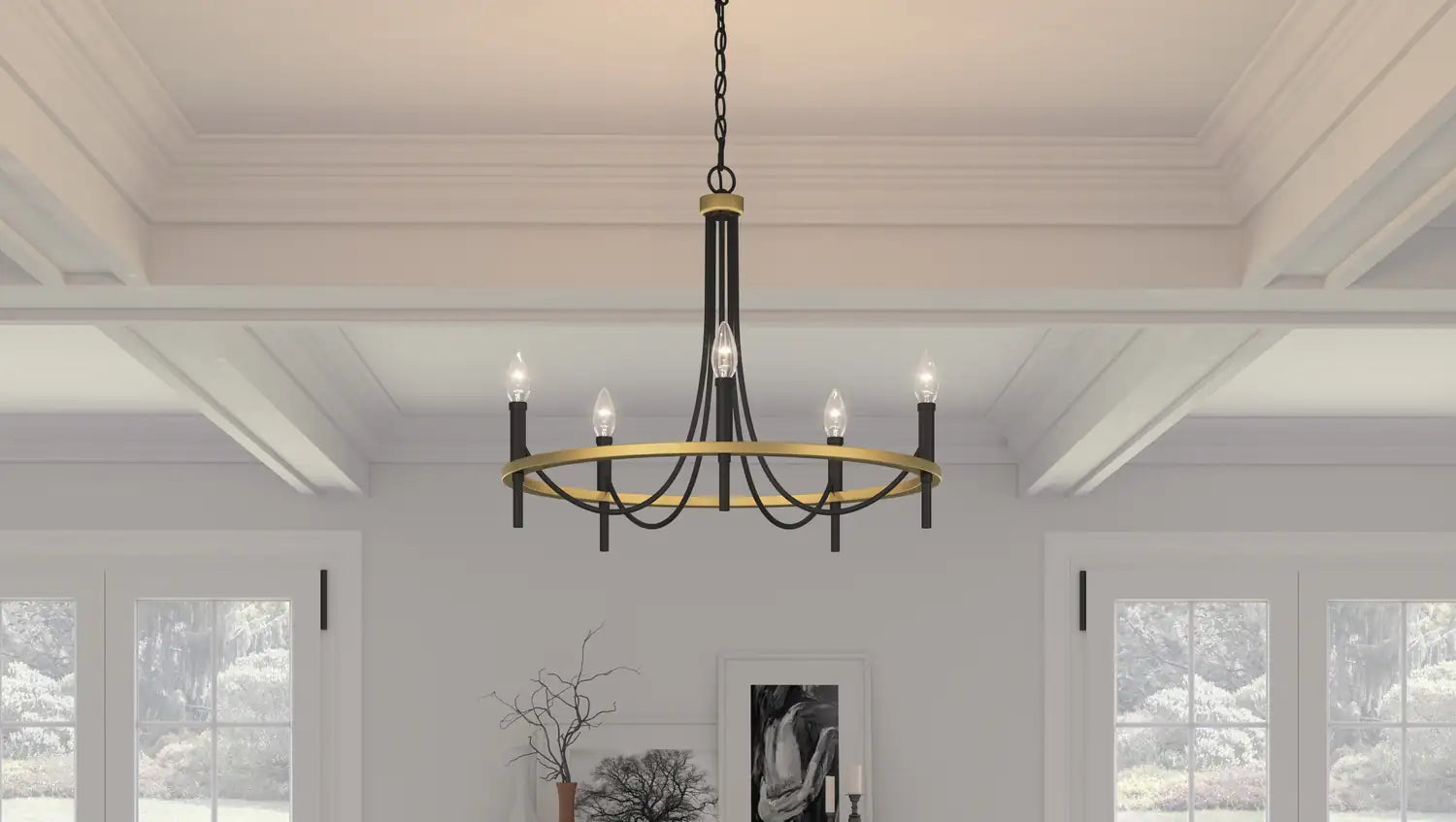 QUOIZEL, LEGARE CHANDELIER, CHANDELIER LIGHT