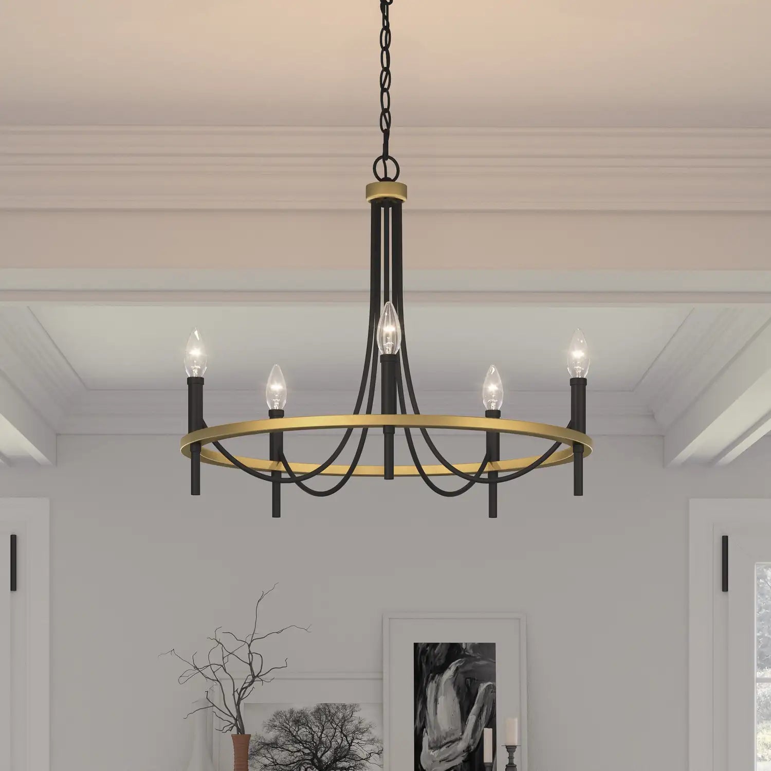 QUOIZEL, LEGARE CHANDELIER, CHANDELIER LIGHT