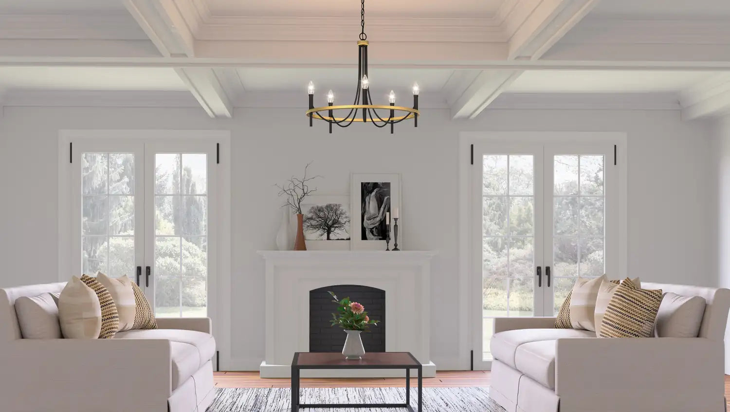 QUOIZEL, LEGARE CHANDELIER, CHANDELIER LIGHT