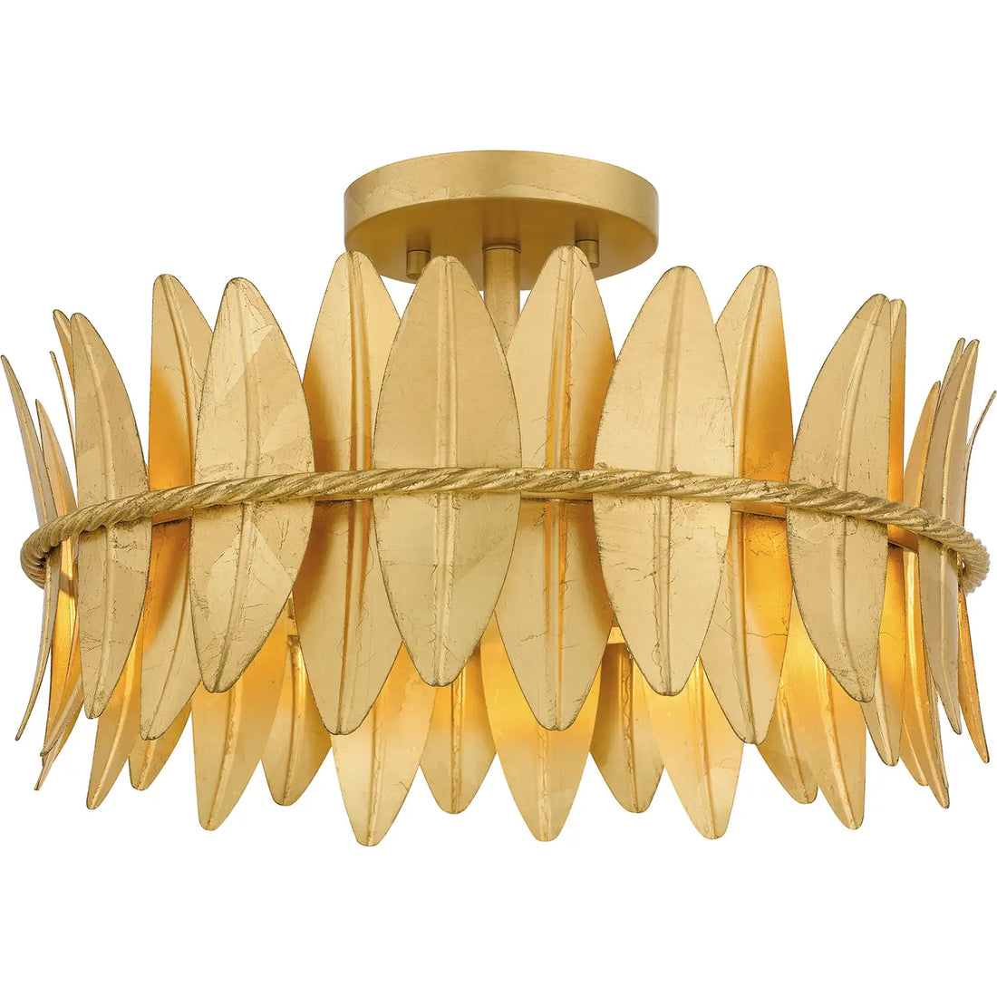 QUOIZEL, LIZA SEMI-FLUSH MOUNT, SEMI FLUSH MOUNT LIGHT