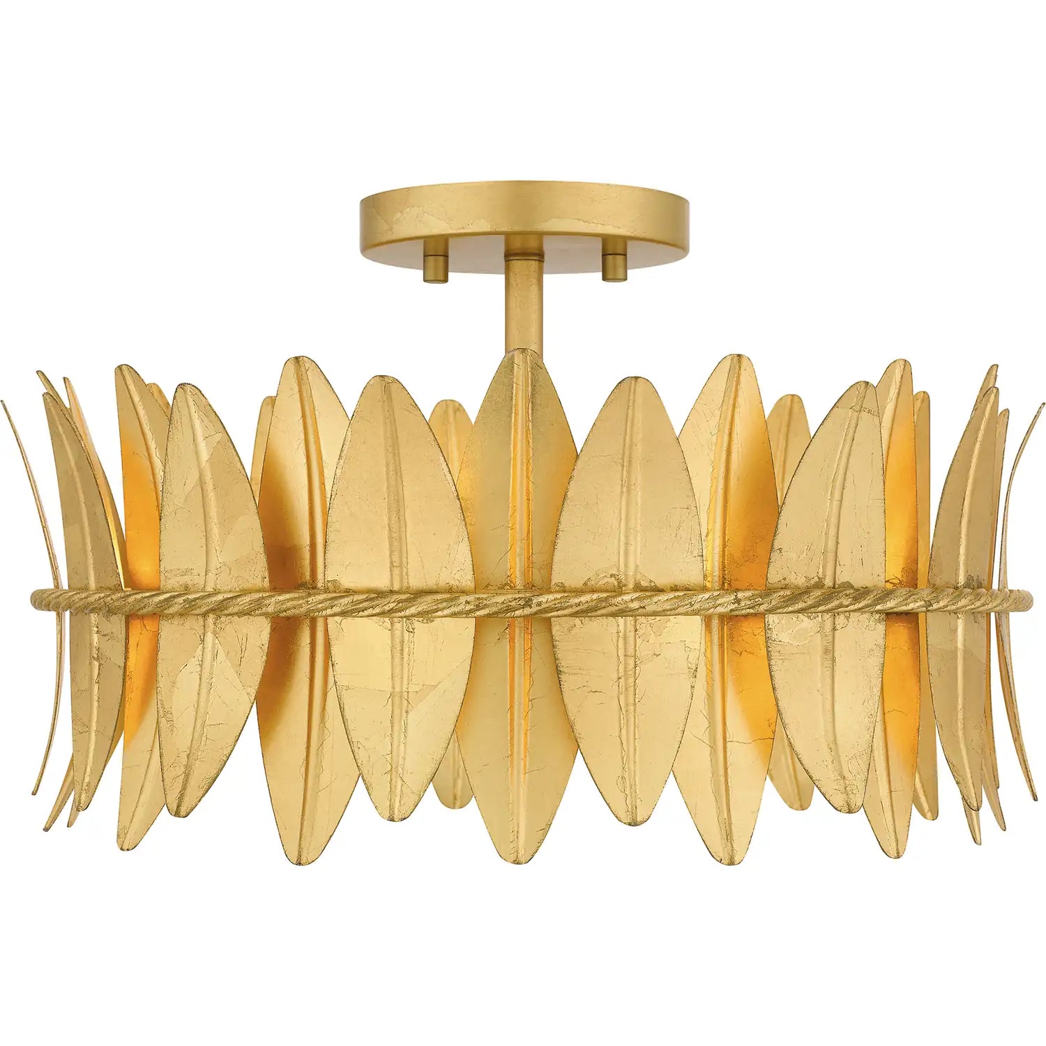 QUOIZEL, LIZA SEMI-FLUSH MOUNT, SEMI FLUSH MOUNT LIGHT