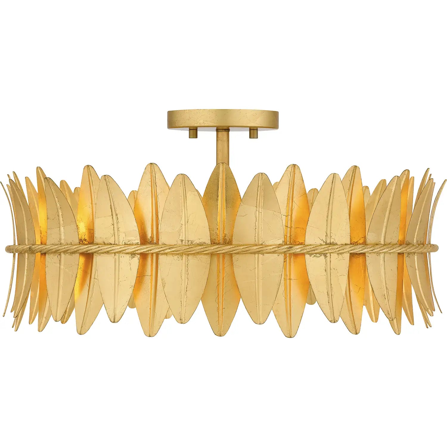 QUOIZEL, LIZA SEMI-FLUSH MOUNT, SEMI FLUSH MOUNT LIGHT