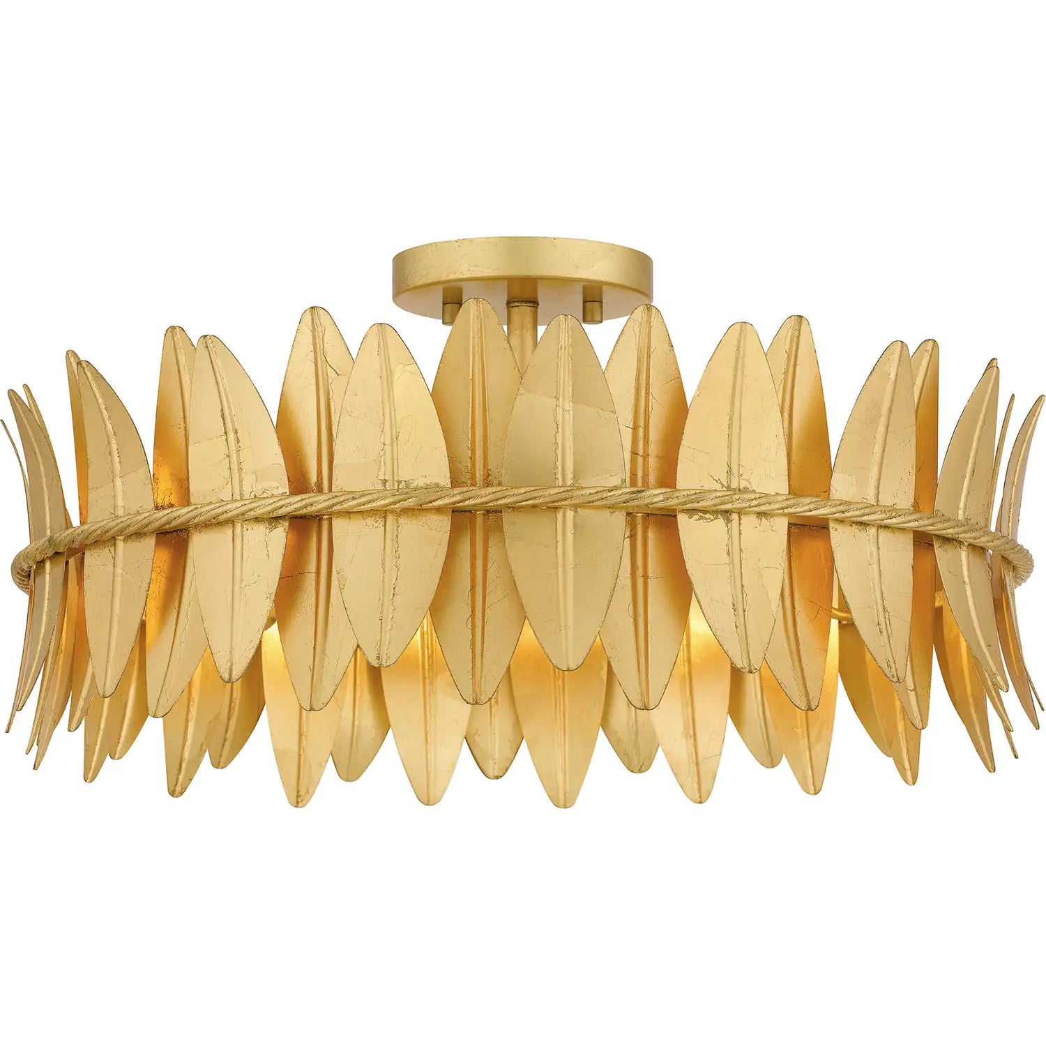 QUOIZEL, LIZA SEMI-FLUSH MOUNT, SEMI FLUSH MOUNT LIGHT