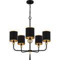 QUOIZEL, LOCKERY CHANDELIER, CHANDELIER LIGHT