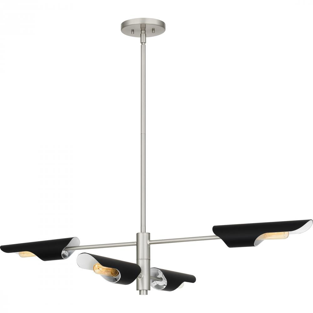 QUOIZEL, LEONI ISLAND CHANDELIER, LINEAR LIGHT