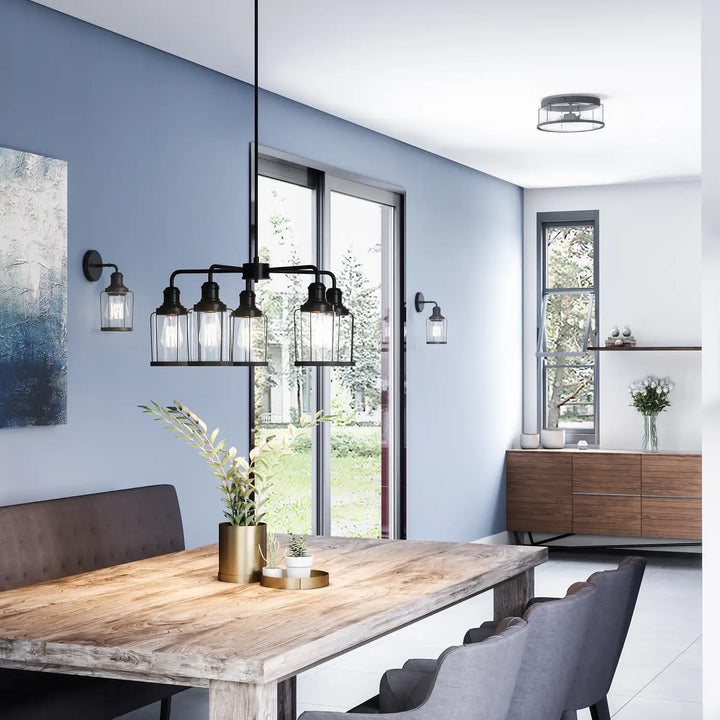 QUOIZEL, LUDLOW FLUSH MOUNT, FLUSH MOUNT CEILING LIGHTS