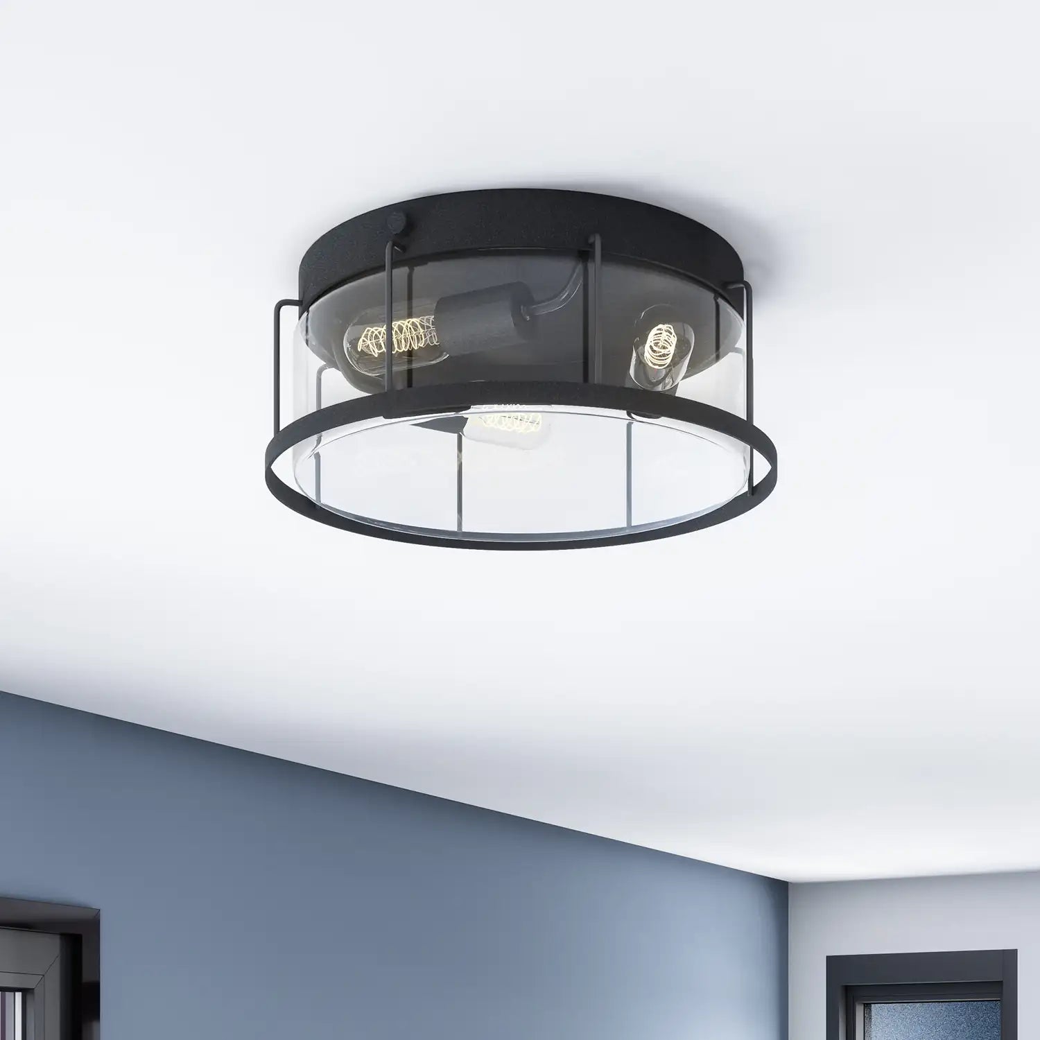 QUOIZEL, LUDLOW FLUSH MOUNT, FLUSH MOUNT CEILING LIGHTS