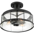 QUOIZEL, LUDLOW SEMI-FLUSH MOUNT, SEMI FLUSH MOUNT LIGHT