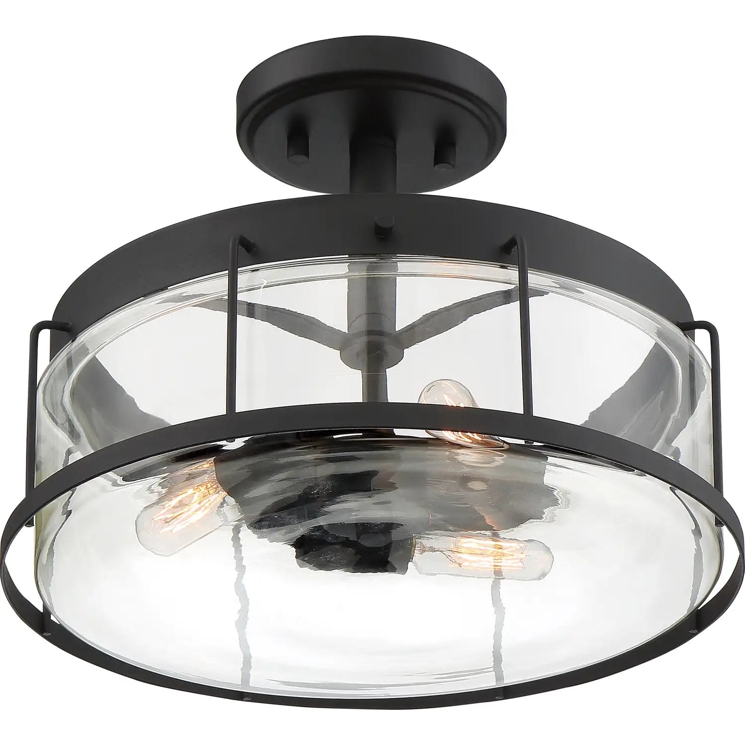 QUOIZEL, LUDLOW SEMI-FLUSH MOUNT, SEMI FLUSH MOUNT LIGHT
