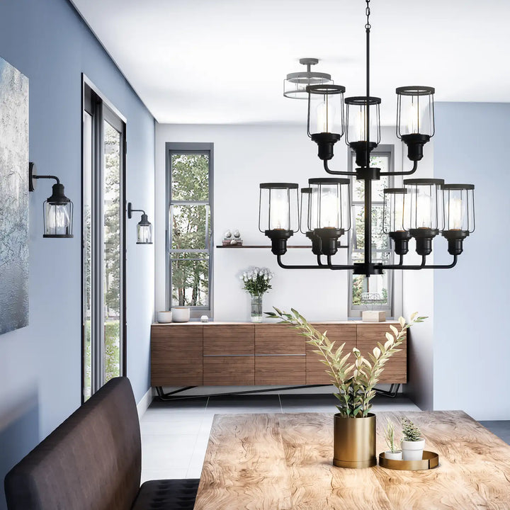 QUOIZEL, LUDLOW SEMI-FLUSH MOUNT, SEMI FLUSH MOUNT LIGHT