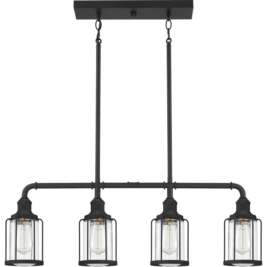 QUOIZEL, LUDLOW ISLAND CHANDELIER, LINEAR LIGHT