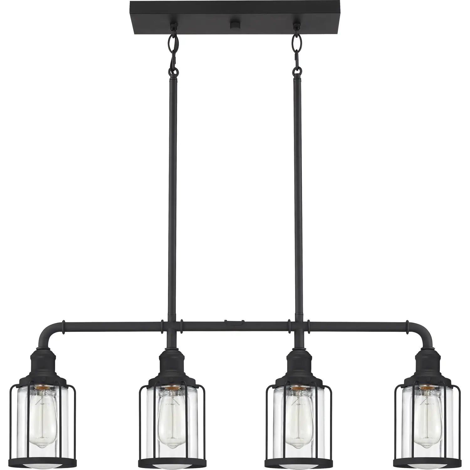 QUOIZEL, LUDLOW ISLAND CHANDELIER, LINEAR LIGHT