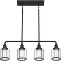 QUOIZEL, LUDLOW ISLAND CHANDELIER, LINEAR LIGHT