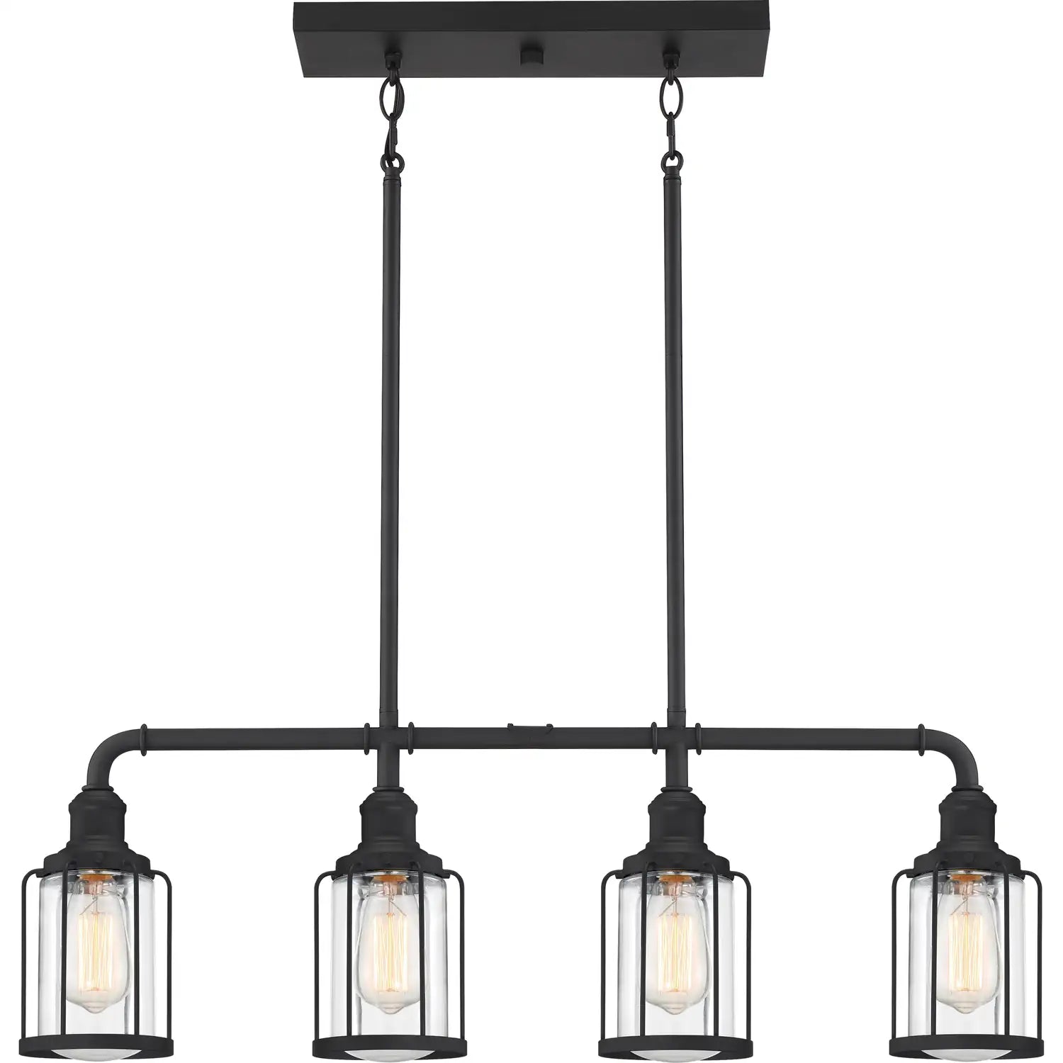 QUOIZEL, LUDLOW ISLAND CHANDELIER, LINEAR LIGHT