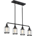 QUOIZEL, LUDLOW ISLAND CHANDELIER, LINEAR LIGHT