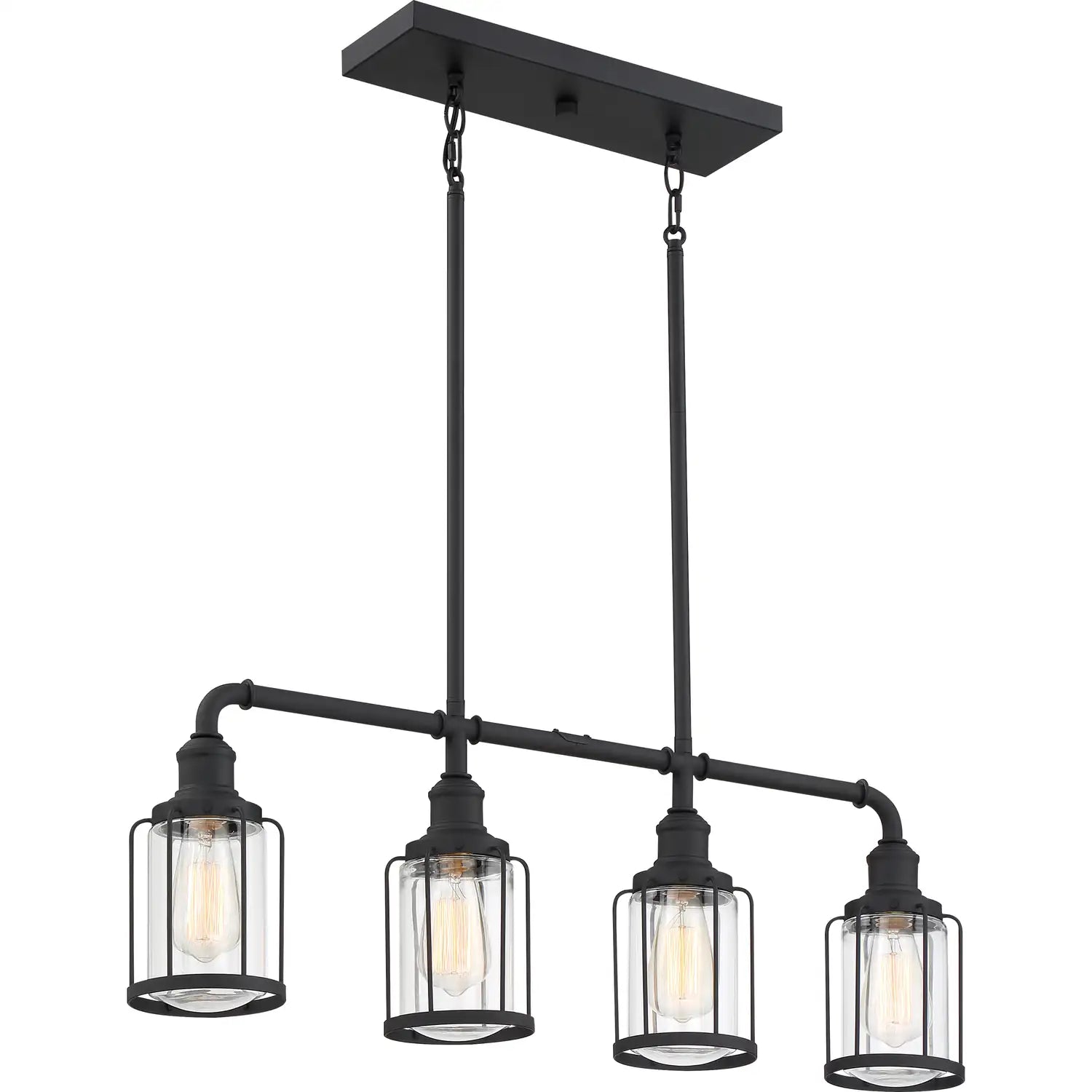 QUOIZEL, LUDLOW ISLAND CHANDELIER, LINEAR LIGHT