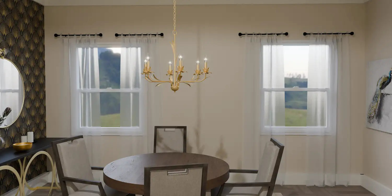 QUOIZEL, MARIA CHANDELIER, CHANDELIER LIGHT