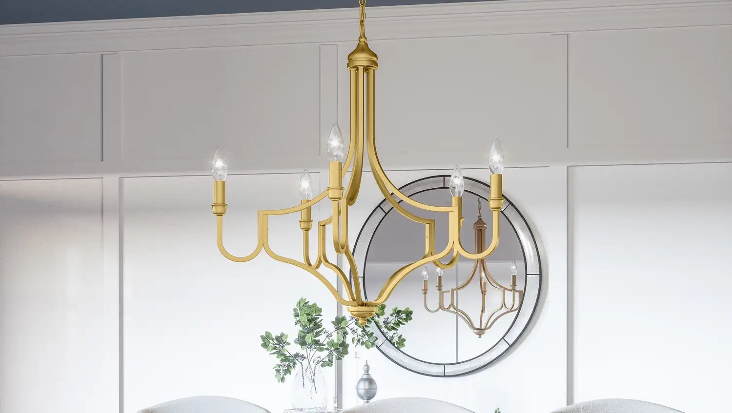 QUOIZEL, MABEL CHANDELIER, CHANDELIER LIGHT