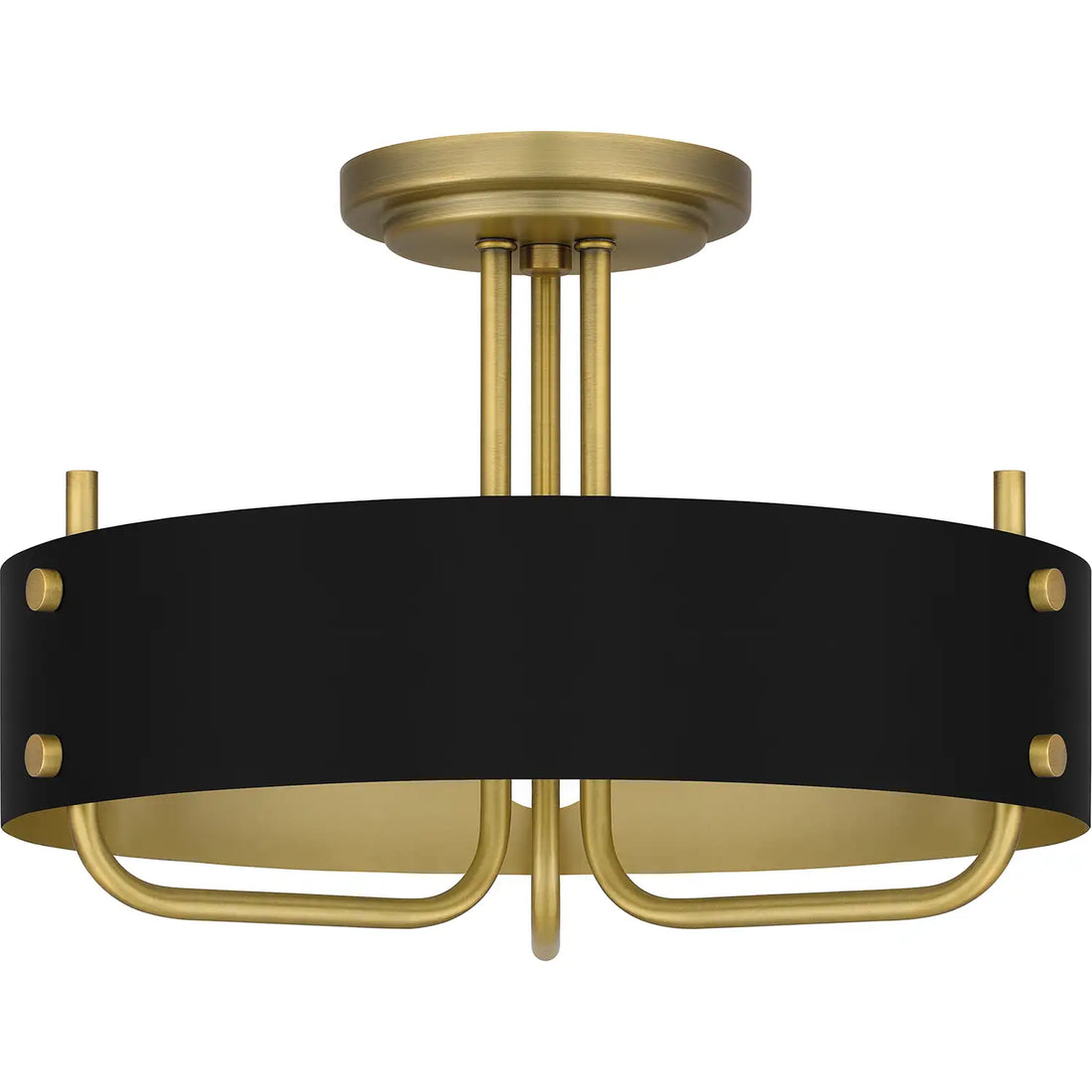 QUOIZEL, MADDEN SEMI-FLUSH MOUNT, SEMI FLUSH MOUNT LIGHT