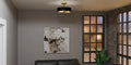 QUOIZEL, MADDEN SEMI-FLUSH MOUNT, SEMI FLUSH MOUNT LIGHT