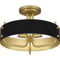 QUOIZEL, MADDEN SEMI-FLUSH MOUNT, SEMI FLUSH MOUNT LIGHT