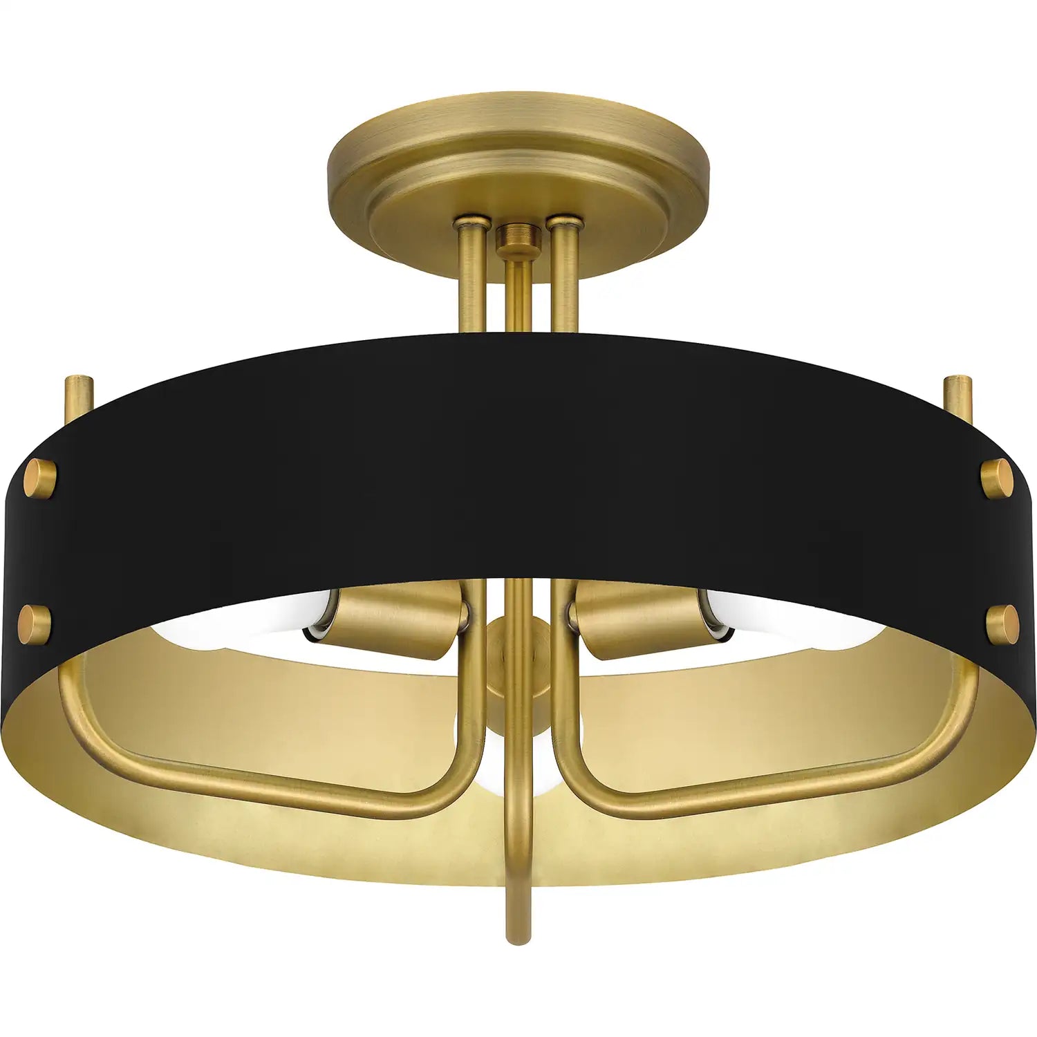 QUOIZEL, MADDEN SEMI-FLUSH MOUNT, SEMI FLUSH MOUNT LIGHT