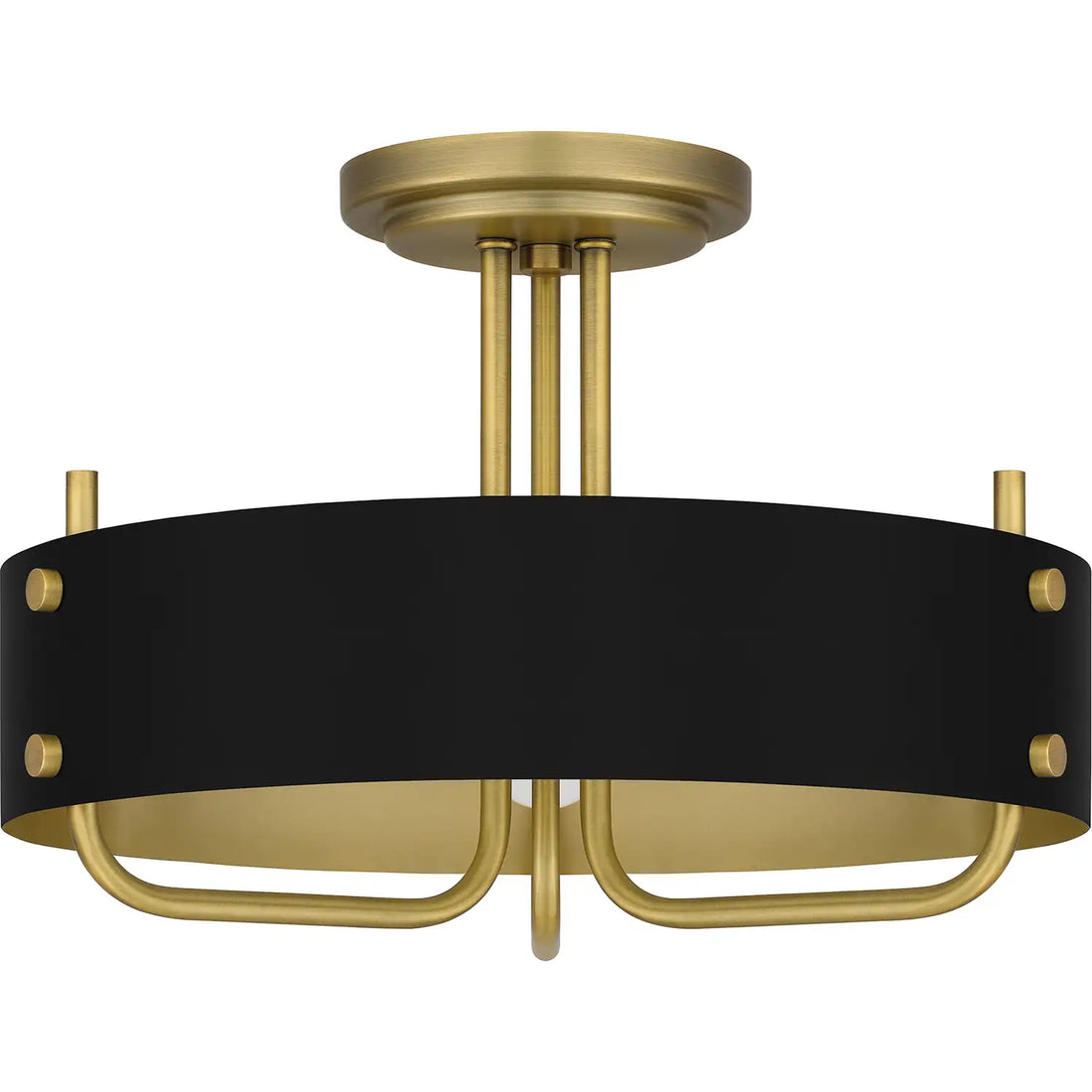 QUOIZEL, MADDEN SEMI-FLUSH MOUNT, SEMI FLUSH MOUNT LIGHT