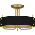 QUOIZEL, MADDEN SEMI-FLUSH MOUNT, SEMI FLUSH MOUNT LIGHT