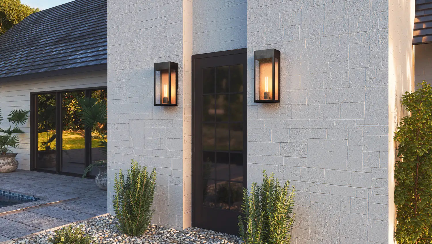 QUOIZEL, MAREN OUTDOOR LANTERN, OUTDOOR WALL LIGHTS