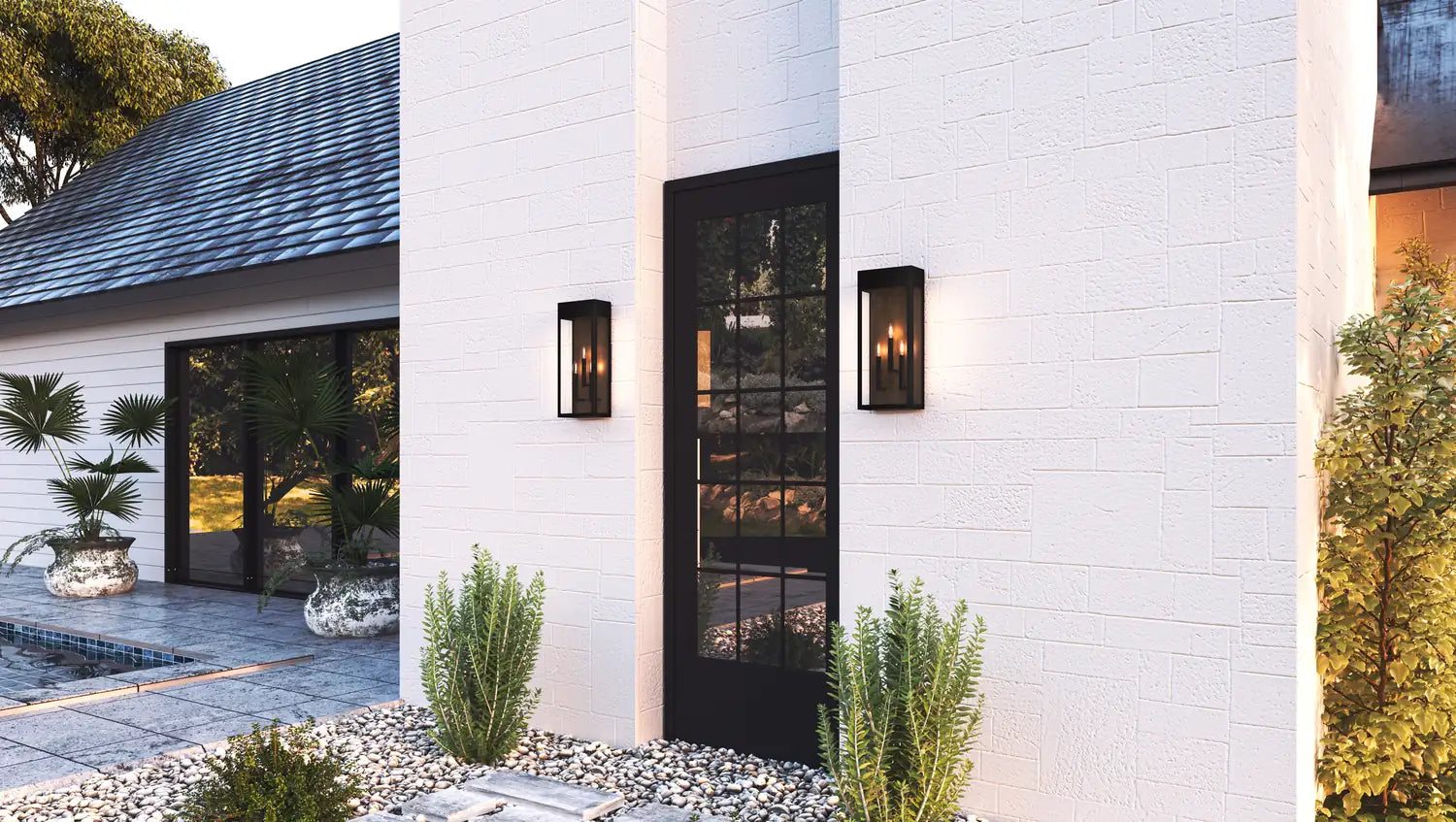 QUOIZEL, MAREN OUTDOOR LANTERN, OUTDOOR WALL LIGHTS