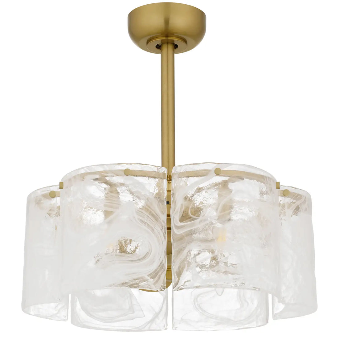 QUOIZEL, MAISIE FANDELIER, SEMI FLUSH MOUNT LIGHT
