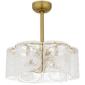 QUOIZEL, MAISIE FANDELIER, SEMI FLUSH MOUNT LIGHT