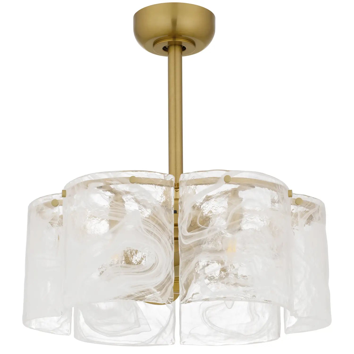 QUOIZEL, MAISIE FANDELIER, SEMI FLUSH MOUNT LIGHT