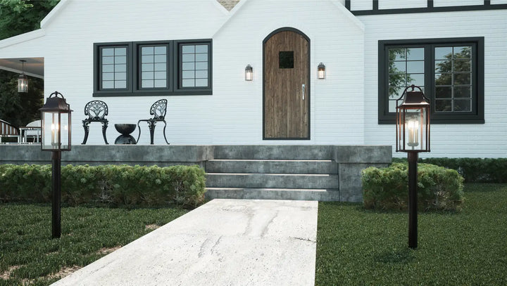 QUOIZEL, MANNING OUTDOOR LANTERN, OUTDOOR CEILING LIGHTS