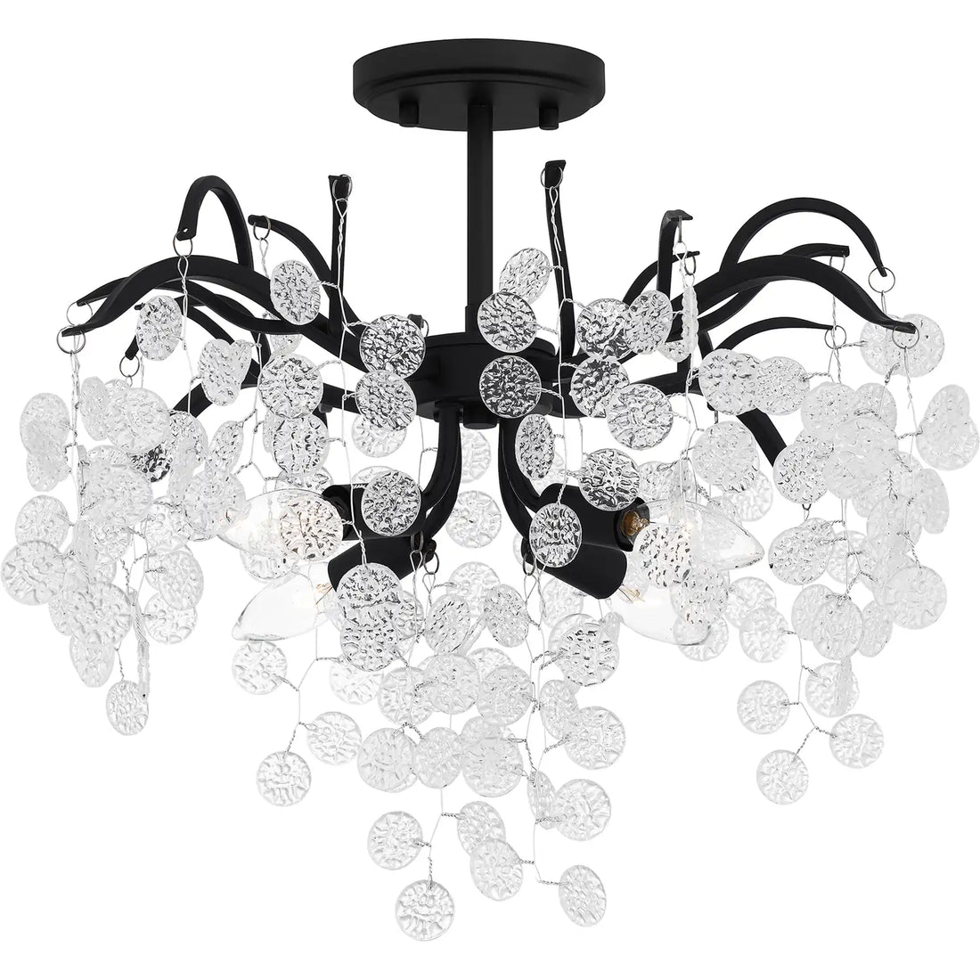 QUOIZEL, MAPLE SEMI-FLUSH MOUNT, SEMI FLUSH MOUNT LIGHT