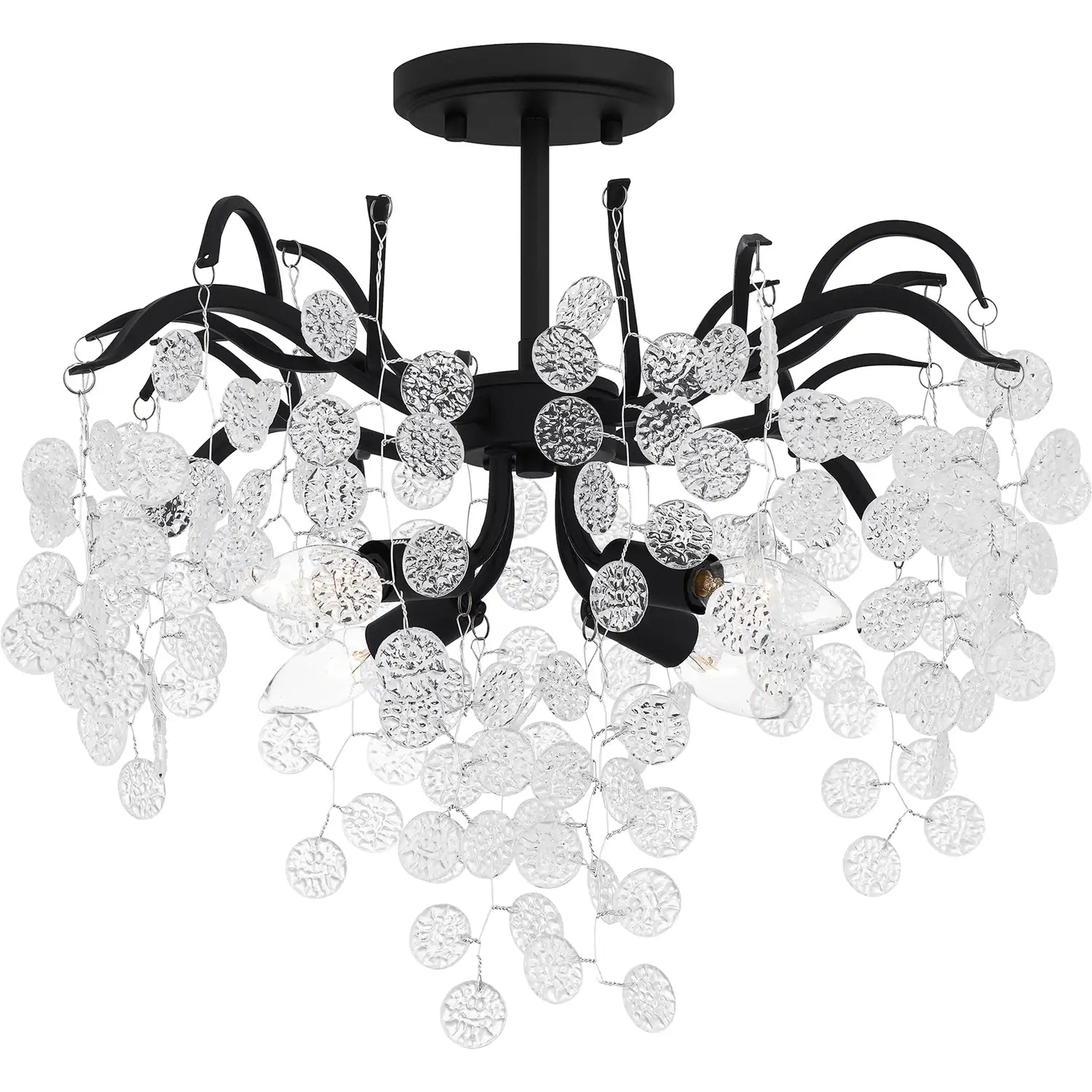 QUOIZEL, MAPLE SEMI-FLUSH MOUNT, SEMI FLUSH MOUNT LIGHT