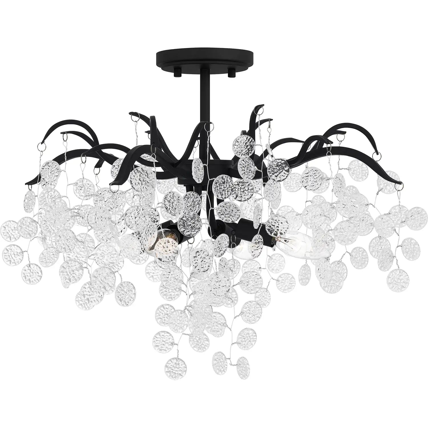QUOIZEL, MAPLE SEMI-FLUSH MOUNT, SEMI FLUSH MOUNT LIGHT