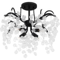 QUOIZEL, MAPLE SEMI-FLUSH MOUNT, SEMI FLUSH MOUNT LIGHT