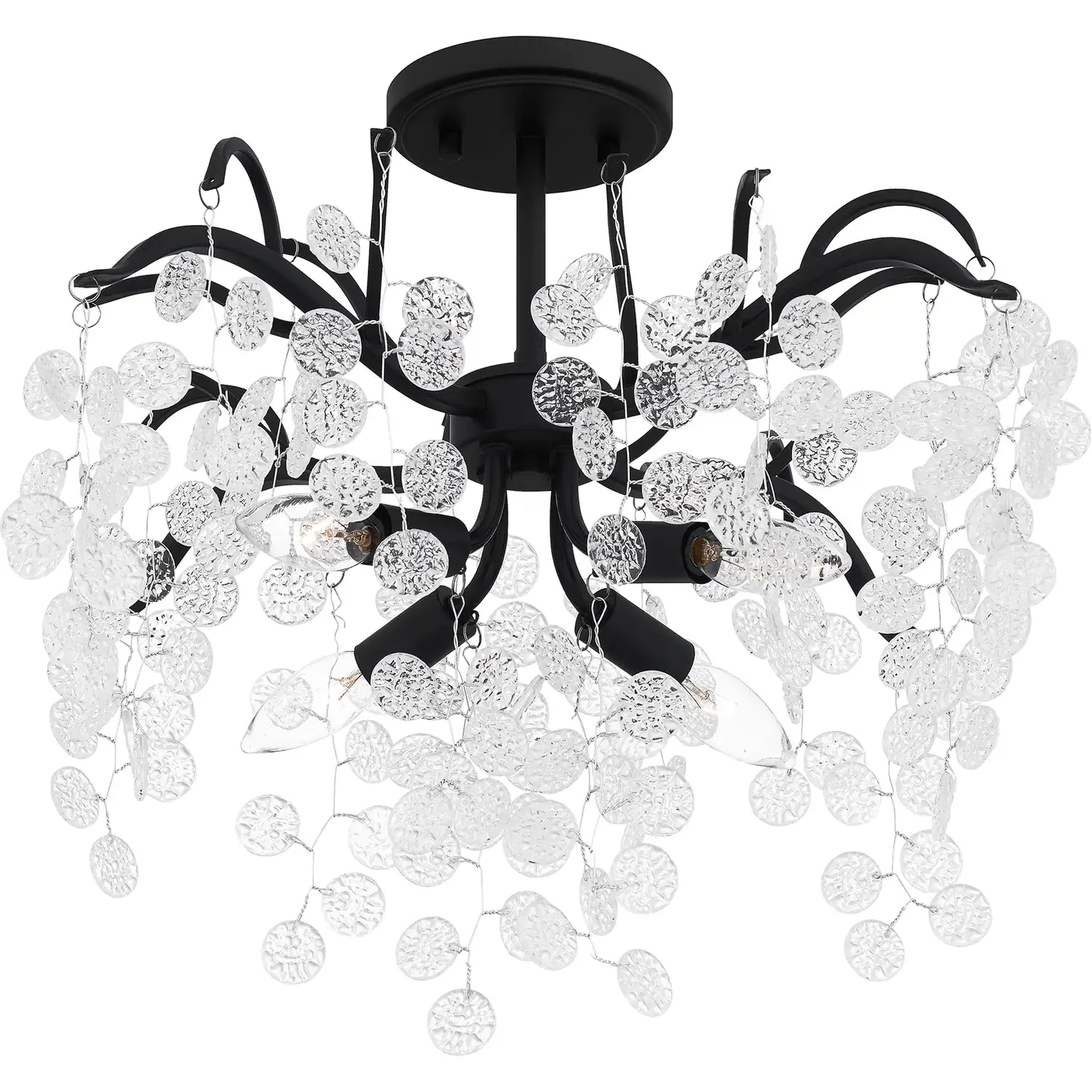 QUOIZEL, MAPLE SEMI-FLUSH MOUNT, SEMI FLUSH MOUNT LIGHT